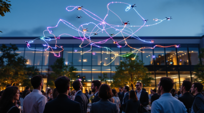 Combien de drones faut-il prévoir pour émerveiller votre prochain événement d’entreprise